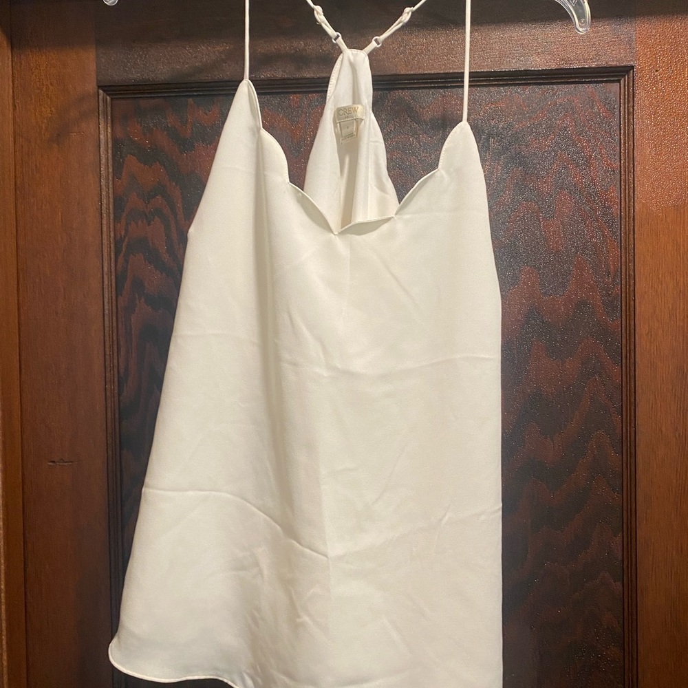White j crew tank top